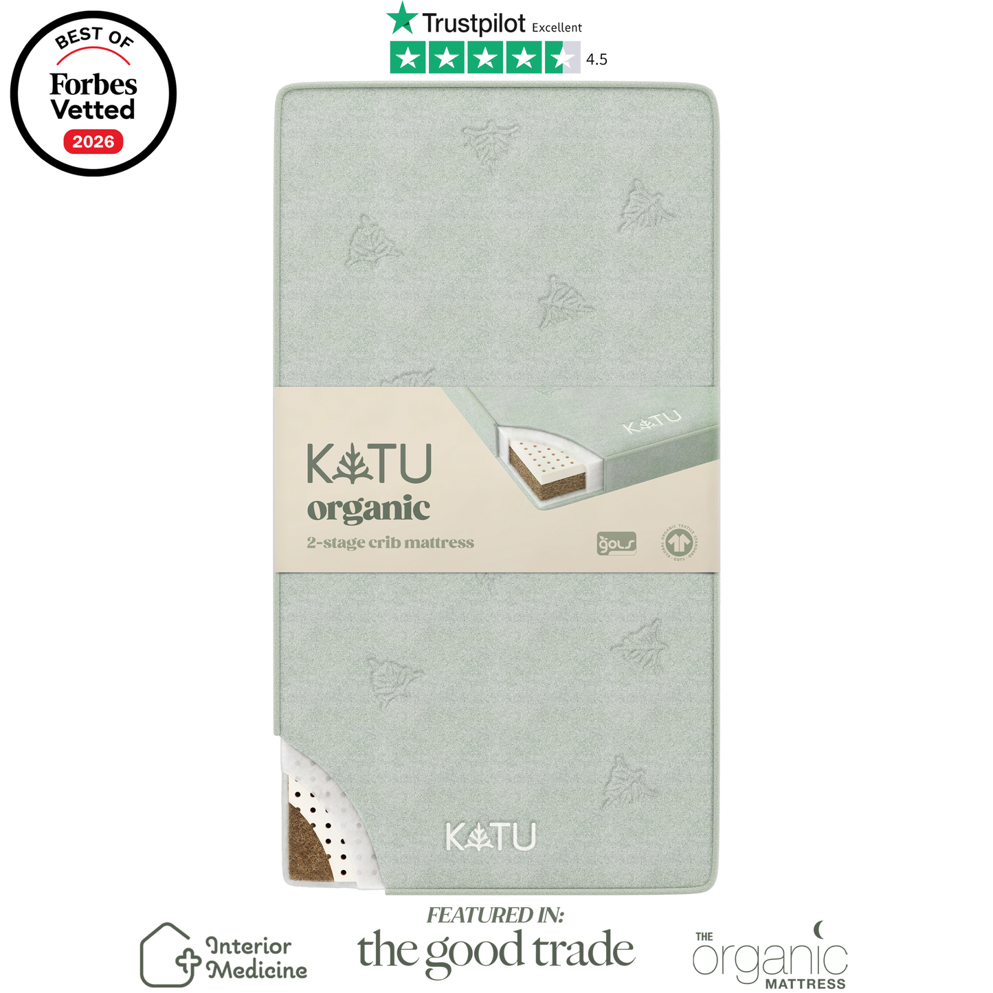 Organic 2-Stage Crib Mattress